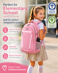 ๐ฅ๐ฅ Ergonomic Spine Support Backpack for Students โ Lightweight, Reflective & Back-Friendly Design