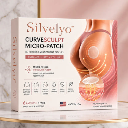 Silvelyo™ CurveSculpt Micro-Patch – Your At-Home Butt Lift Secret 🍑