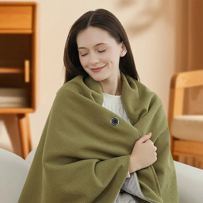 TopSpire®🔥 Christmas Sale — 50% OFF! ❄️ Stay Warm All Winter — Portable Electric Heated Blanket Shawl