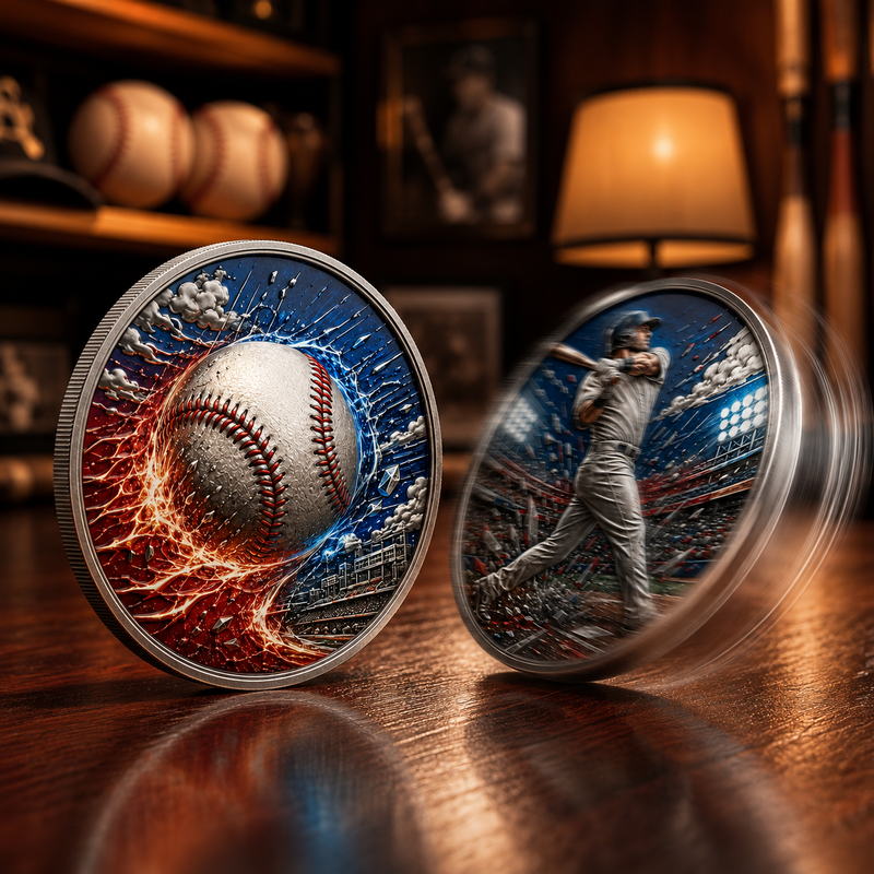 🔥 Limited Edition Baseball Collector Coin – Celebrate Every Swing, Hit & Home Run⚾ image 4