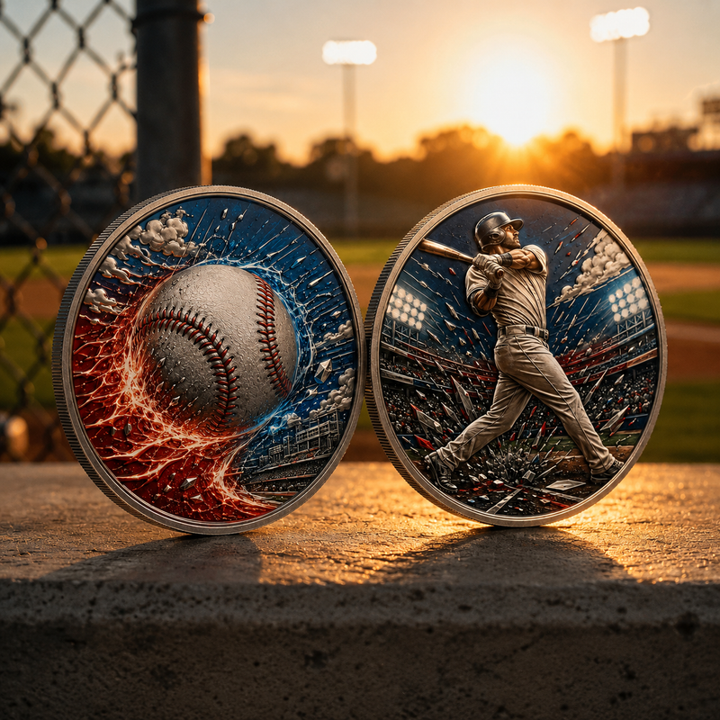 🔥 Limited Edition Baseball Collector Coin – Celebrate Every Swing, Hit & Home Run⚾ image 3