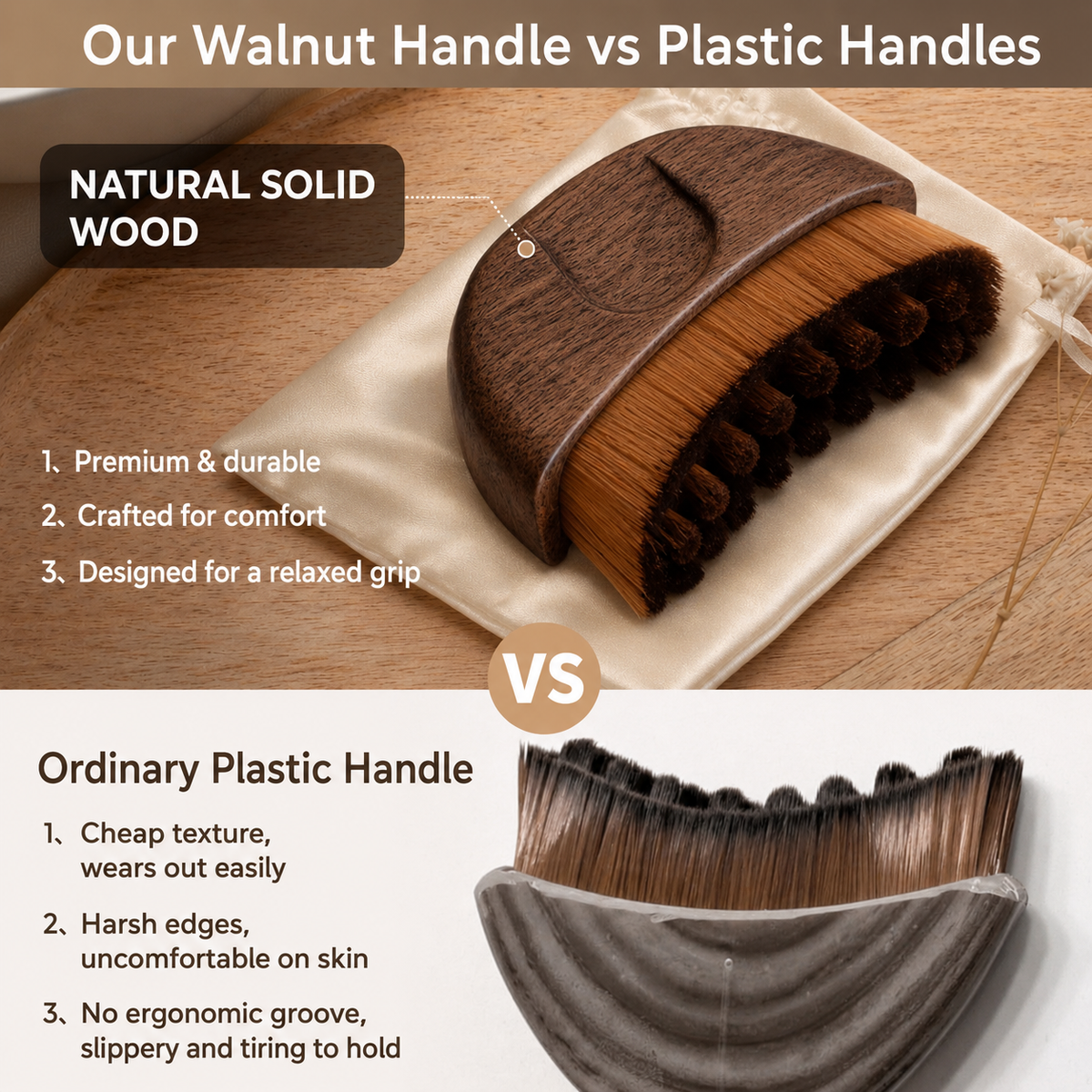 ✨ Sculpt • Smooth • Refresh Your Natural Beauty. LymphaticContour™ Luxury Walnut Face Sculpting Brush