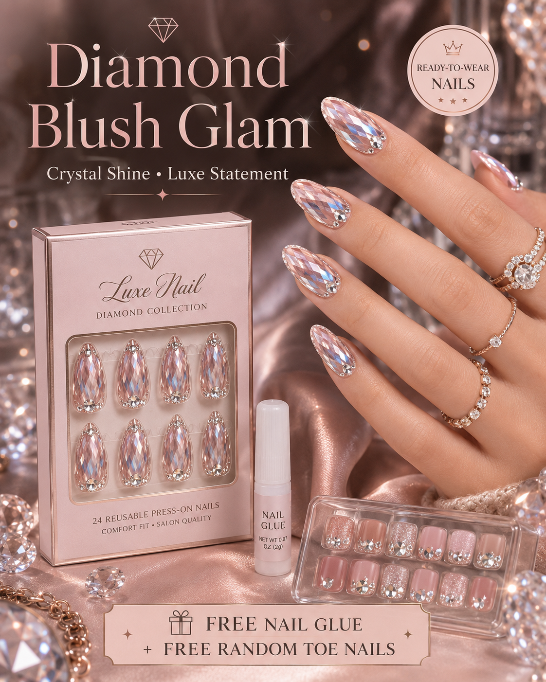 Luxury Press-On Nails for Every Mood & Moment ✨