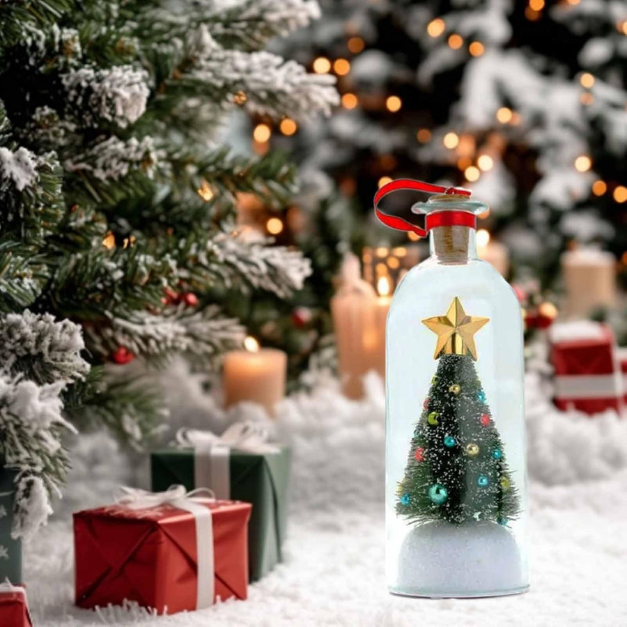 🔥Mr. Christmas  Christmas Tree Message In A Bottle