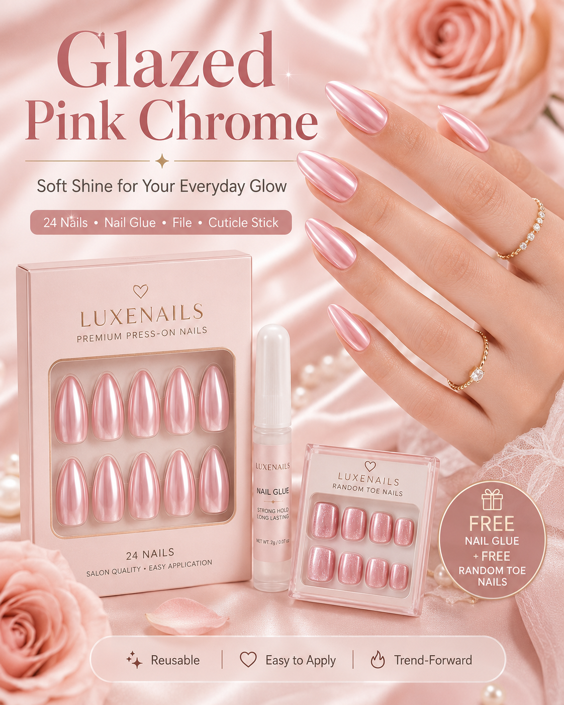Luxury Press-On Nails for Every Mood & Moment ✨