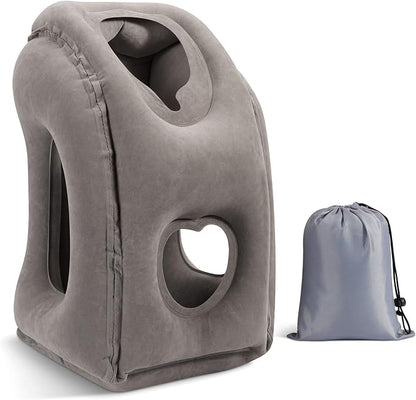 ⏳🔥LIMITED-TIME 50% OFF! ⏰🌬️✈️ Portable, inflatable, ergonomic travel pillow:😴 Enjoy a comfortable sleep anytime, anywhere 🧳💤