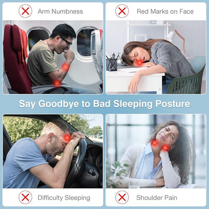 ⏳🔥LIMITED-TIME 50% OFF! ⏰🌬️✈️ Portable, inflatable, ergonomic travel pillow:😴 Enjoy a comfortable sleep anytime, anywhere 🧳💤