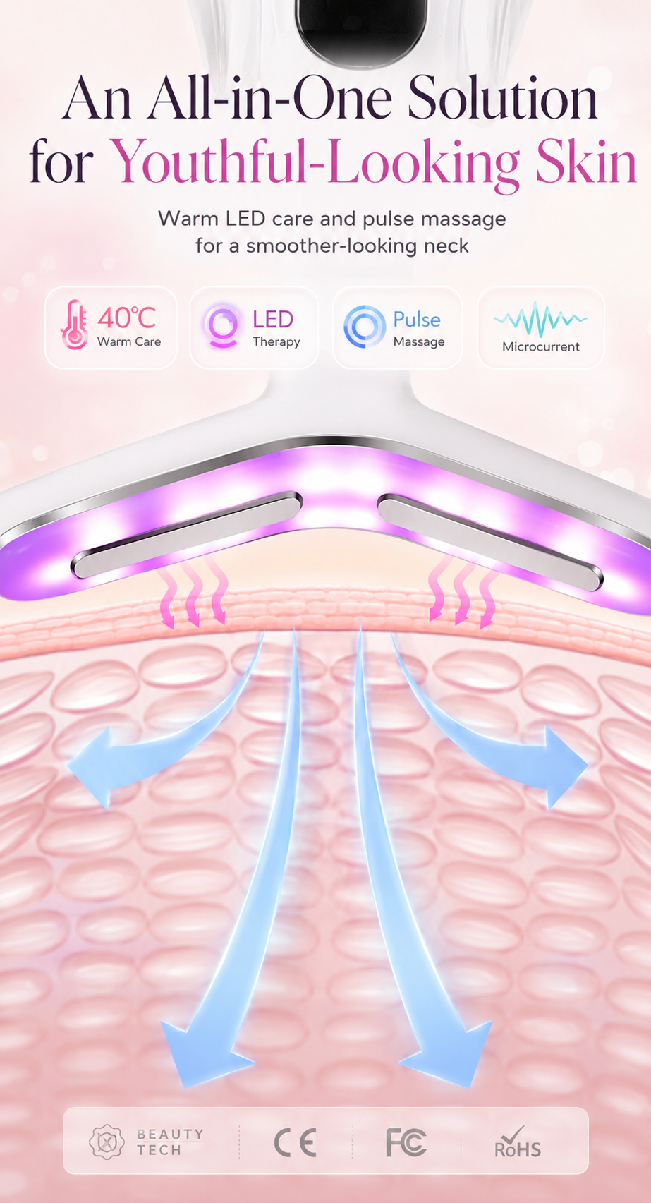 Warm LED care illustration