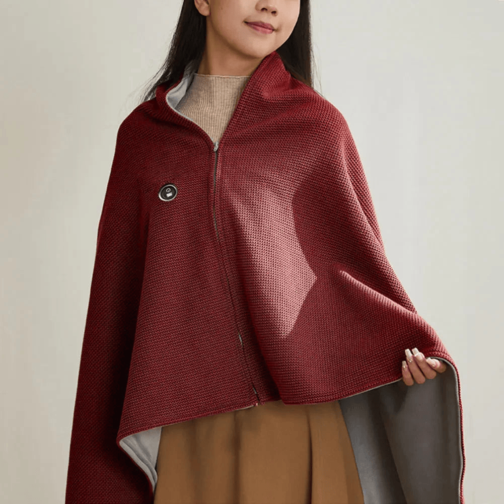 TopSpire®🔥 Christmas Sale — 50% OFF! ❄️ Stay Warm All Winter — Portable Electric Heated Blanket Shawl