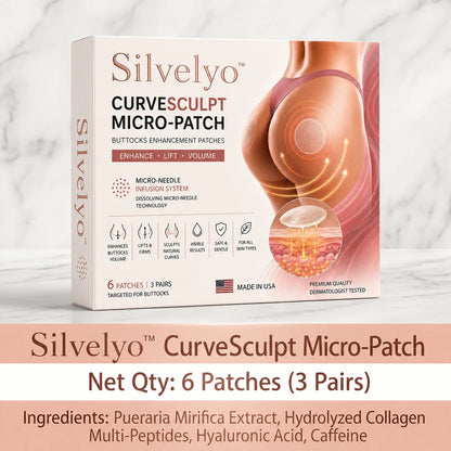 Silvelyo™ CurveSculpt Micro-Patch – Your At-Home Butt Lift Secret 🍑