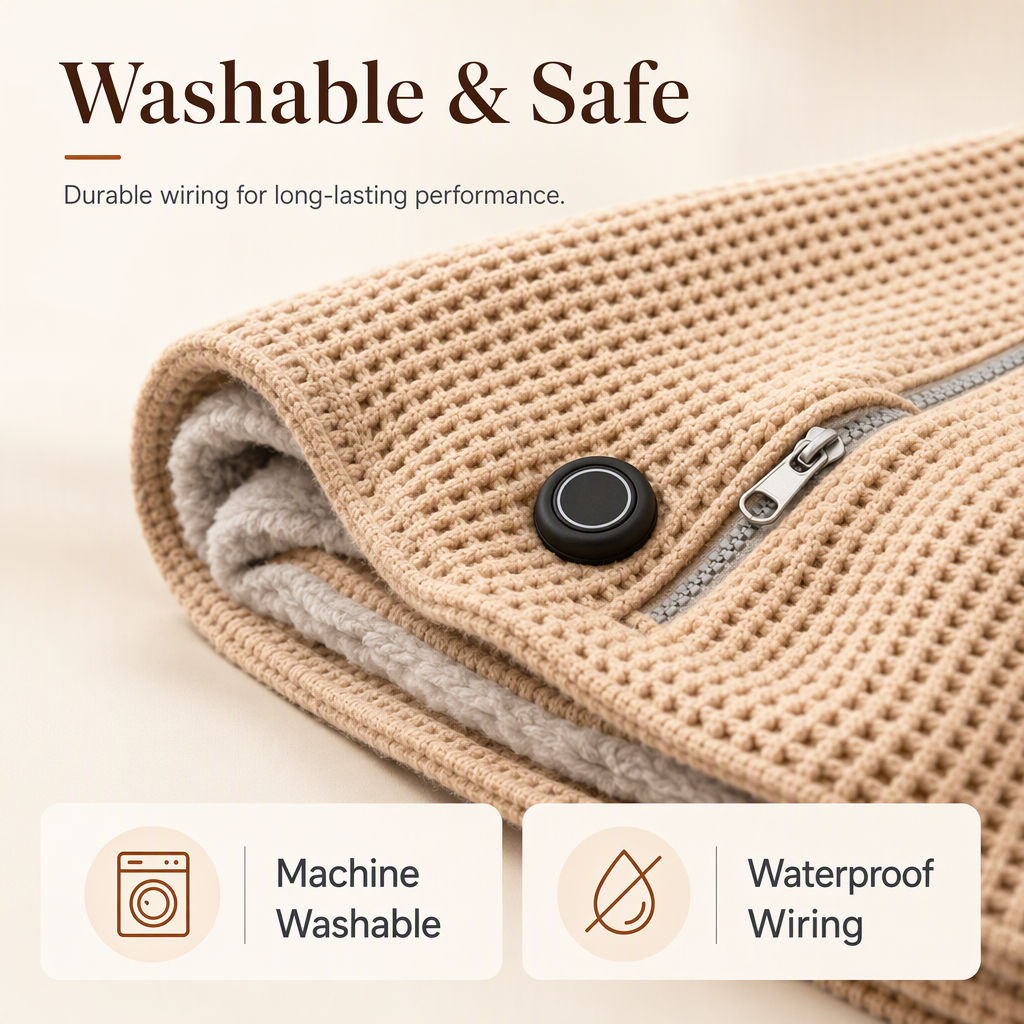 TopSpire®🔥 Christmas Sale — 50% OFF! ❄️ Stay Warm All Winter — Portable Electric Heated Blanket Shawl
