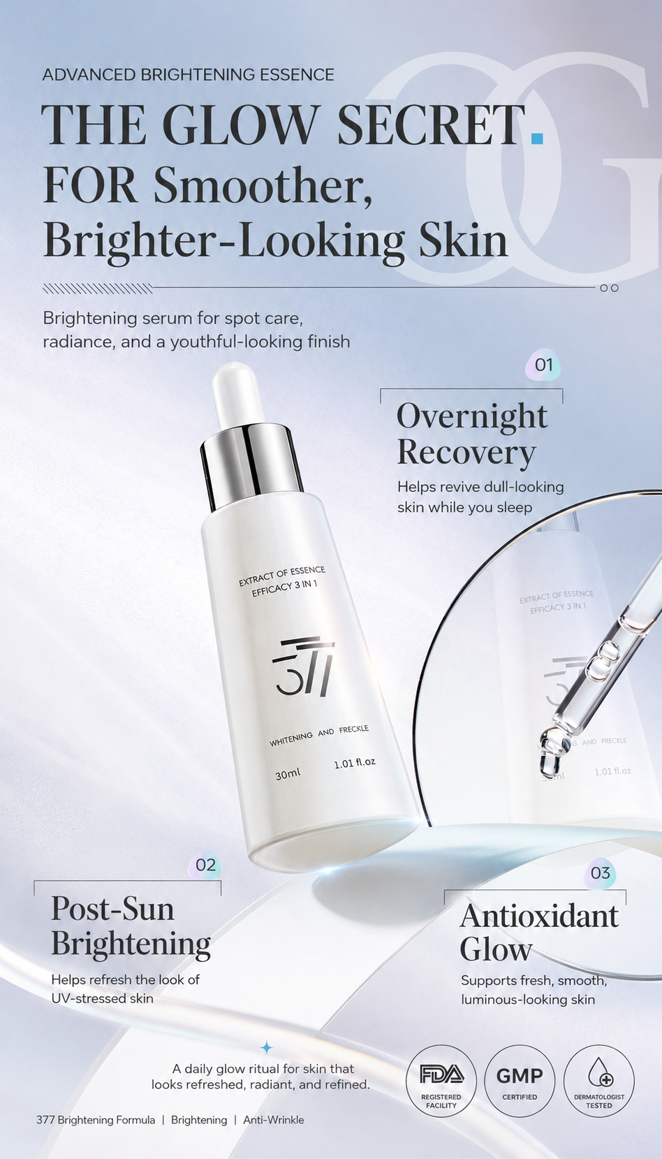 💧 Limited Time Deal: Buy 1 Bottle, Get 1 FREE! Thulox™ 377 Brightening Essence Serum – Fade Dark Spots & Reveal Radiant, Youthful-Looking Skin！