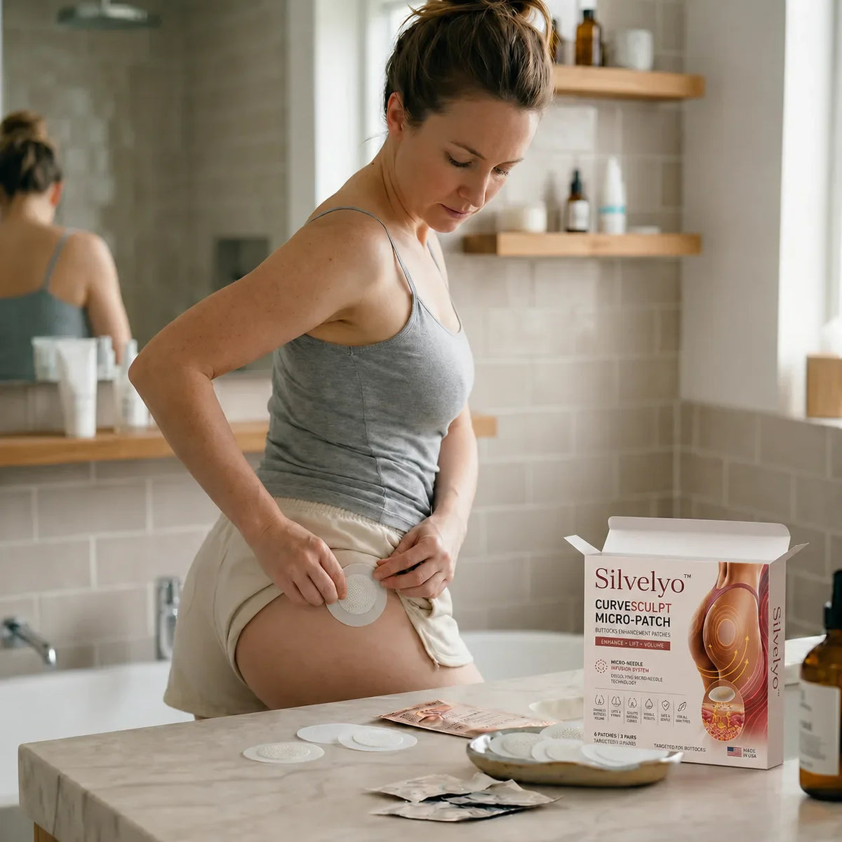 Silvelyo™ CurveSculpt Micro-Patch – Your At-Home Butt Lift Secret 🍑