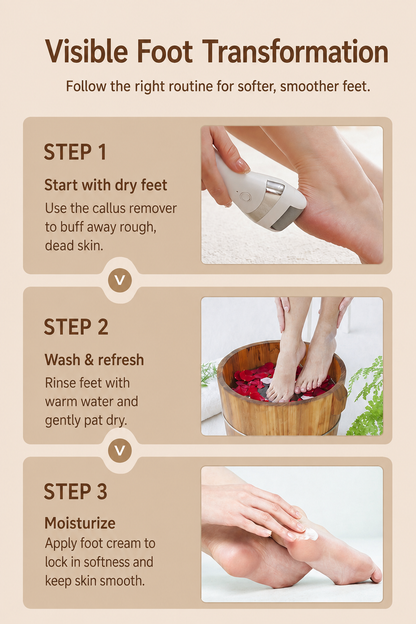 🔋LIMITED-TIME 50% OFF! Dead Skin & Callus Remover Pro™ – Effortlessly Remove Tough Calluses, Dead Skin & Rough Areas for Silky Smooth Hands & Feet