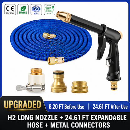 🔥"No More Heavy, Tangled Hoses! Upgrade Your Garden Watering Experience Today 🌿"  Expandable. Lightweight. Powerful. Ready for Every Outdoor Task.