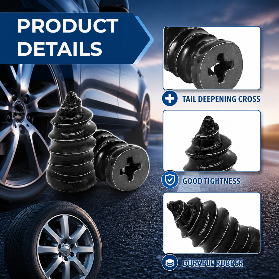 🔥 Last Day 50% OFF 🔥 60PCS Self-Sealing Tire Repair Rubber Nails Kit with 2 Sizes
