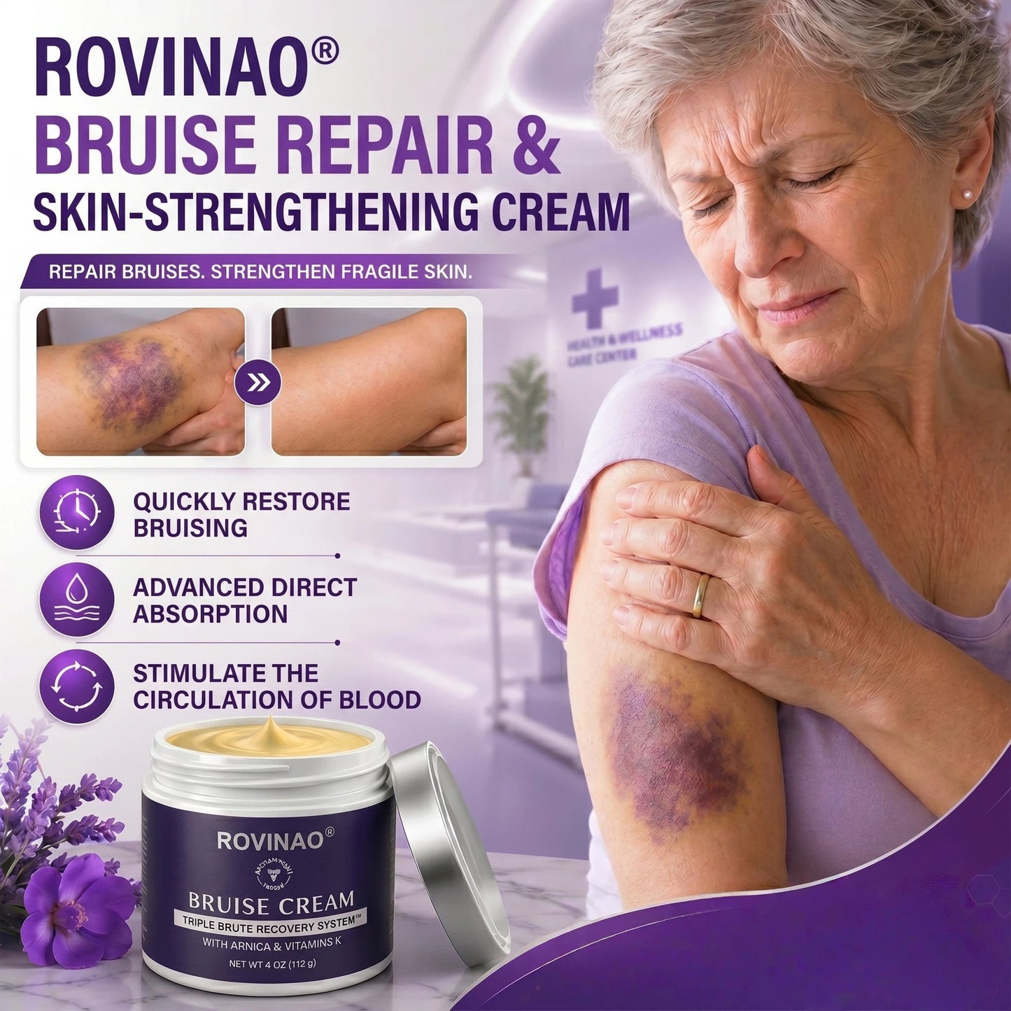 💥100K+ SOLD💕- ROVINAO® Bruise Repair & Skin-Strengthening Cream