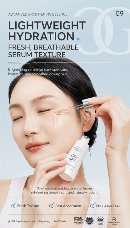 💧 Limited Time Deal: Buy 1 Bottle, Get 1 FREE! Thulox™ 377 Brightening Essence Serum – Fade Dark Spots & Reveal Radiant, Youthful-Looking Skin！