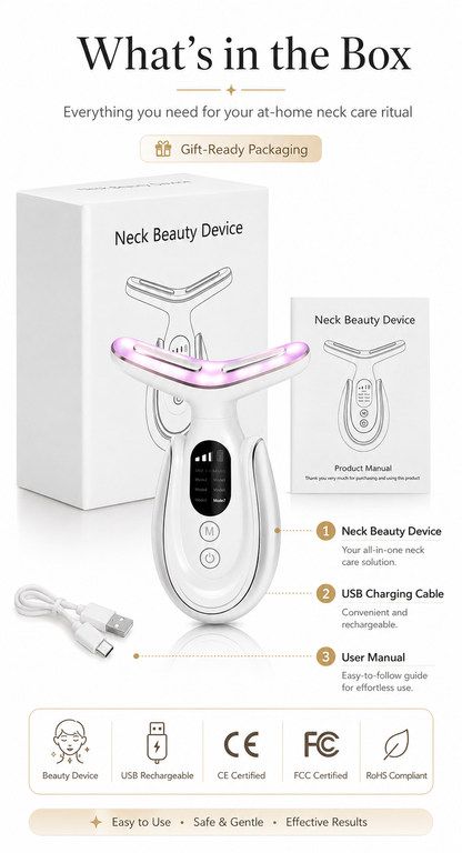 ✨ ✨ 7-Day Youth Revival Facial Sculpting Device | Advanced Microcurrent + Heat Therapy Beauty Technology for Firmer, Smoother & Radiant-Looking Skin