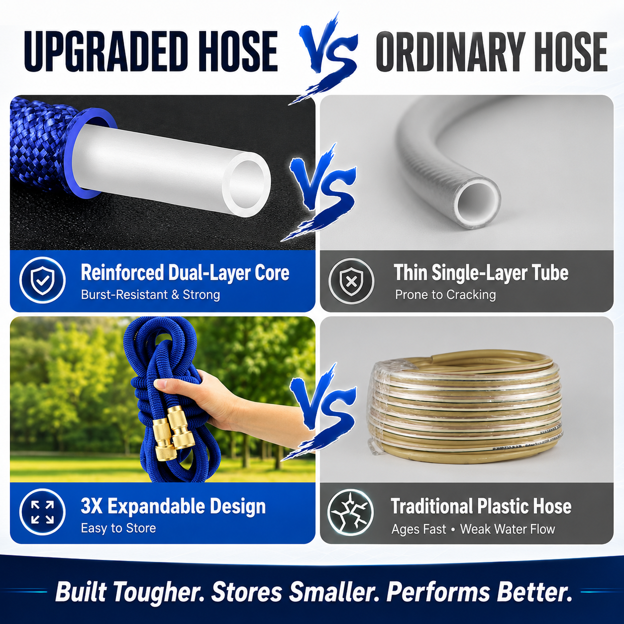🔥"No More Heavy, Tangled Hoses! Upgrade Your Garden Watering Experience Today 🌿"  Expandable. Lightweight. Powerful. Ready for Every Outdoor Task.