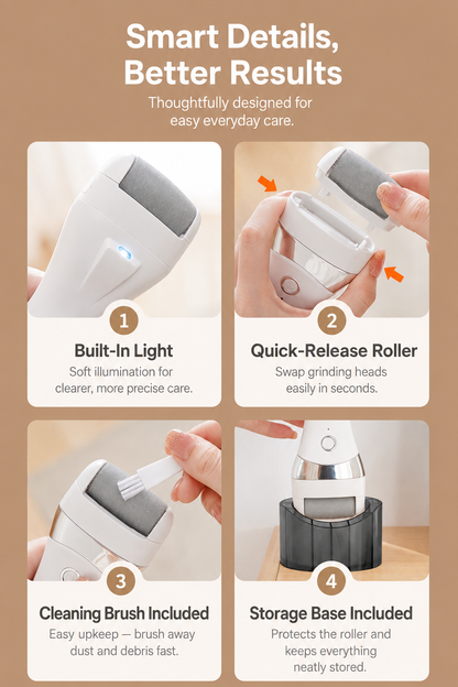 🔋LIMITED-TIME 50% OFF! Dead Skin & Callus Remover Pro™ – Effortlessly Remove Tough Calluses, Dead Skin & Rough Areas for Silky Smooth Hands & Feet
