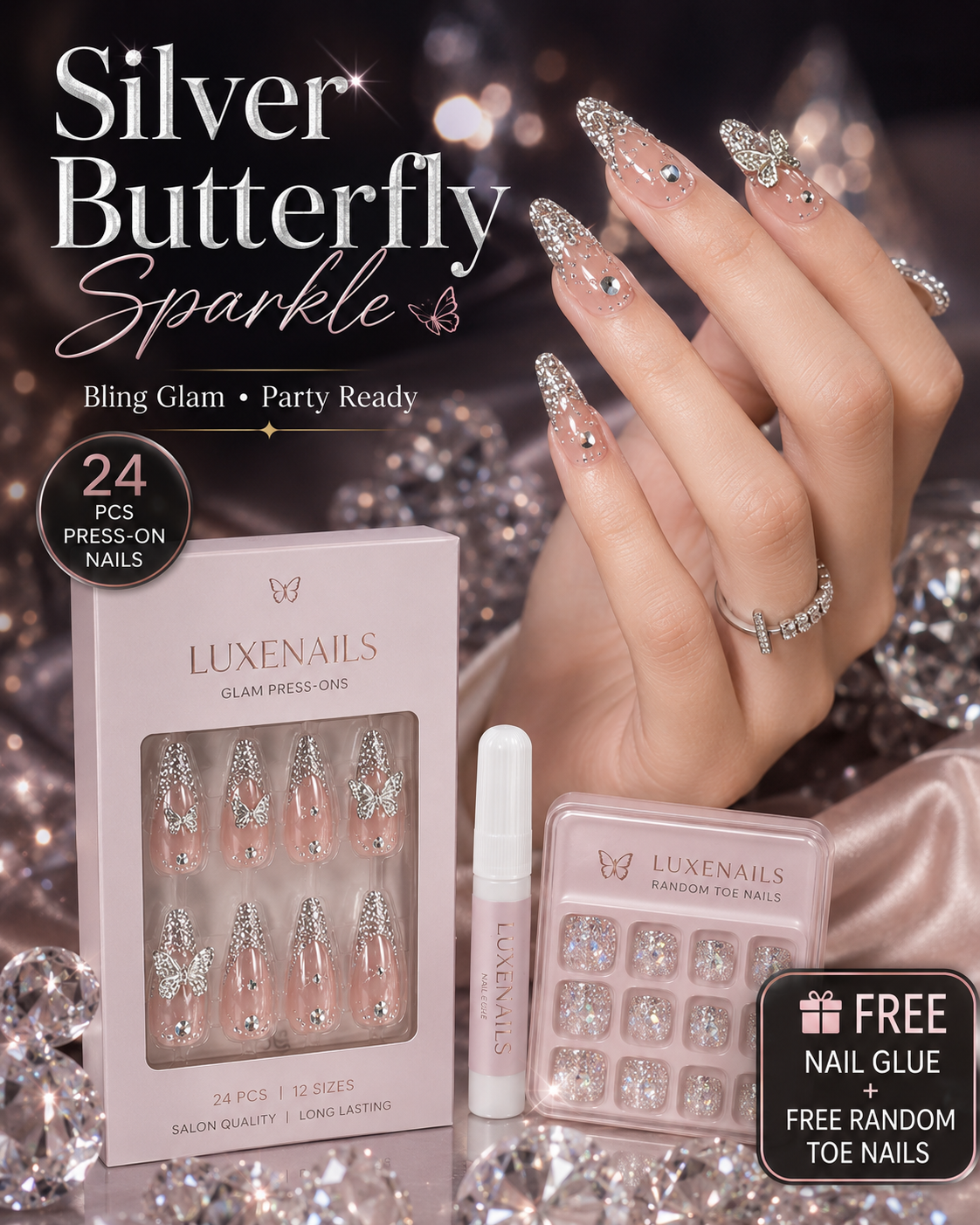 Luxury Press-On Nails for Every Mood & Moment ✨
