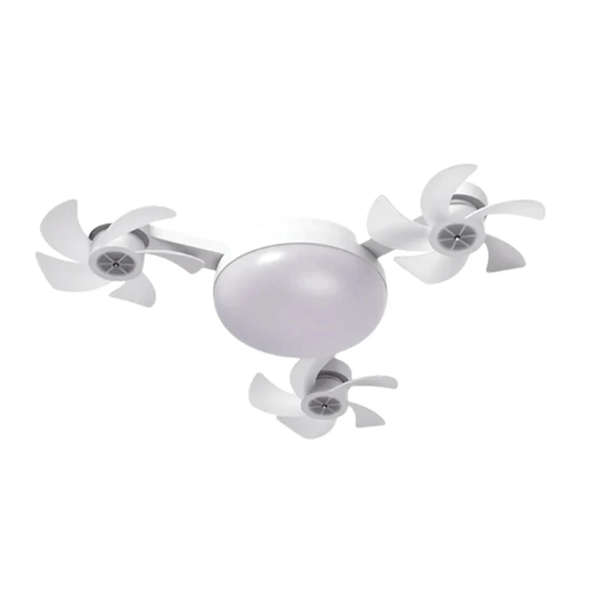 3-head ceiling fan light