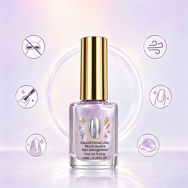 TopSpire® 📢📢50% OFF !! ⏰Lilac Glossy Mirror Nail Strengthener