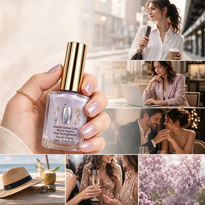 TopSpire® 📢📢50% OFF !! ⏰Lilac Glossy Mirror Nail Strengthener