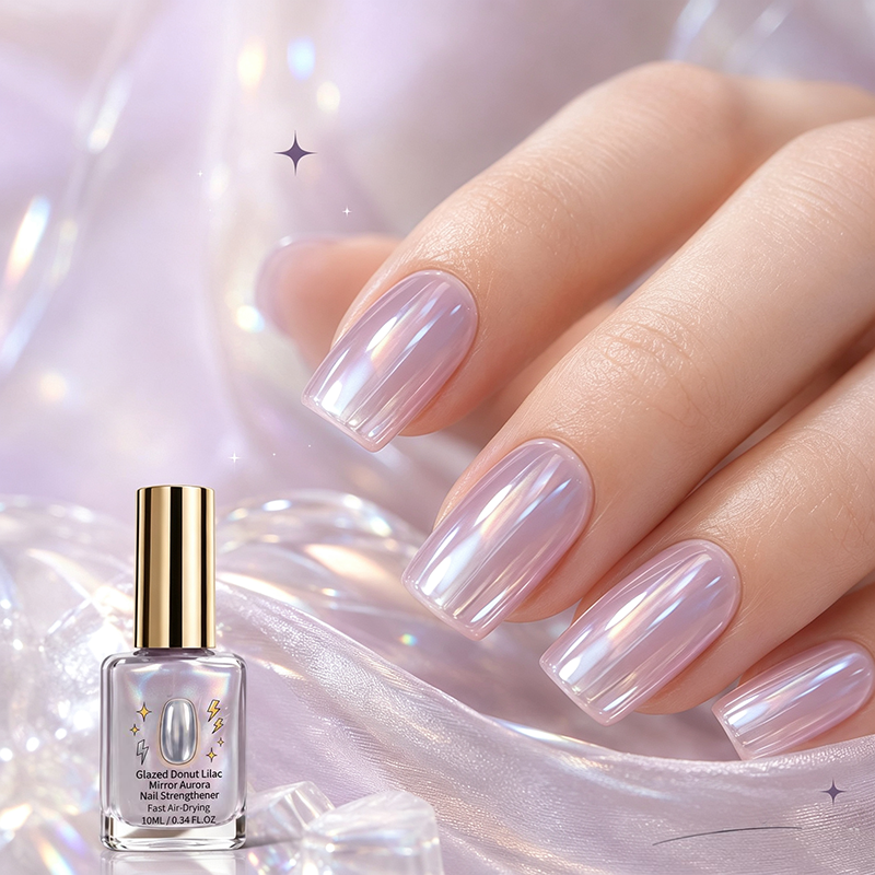 TopSpire® 📢📢50% OFF !! ⏰Lilac Glossy Mirror Nail Strengthener