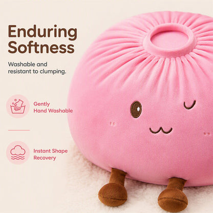📢49% - OFF 🔥Cute Bao Bun Plush Pillow 🛏️– Soft, Squishy & Irresistibly Cosy, A Sweet Treat for Your Sofa, Bed or Desk 🛋️✨